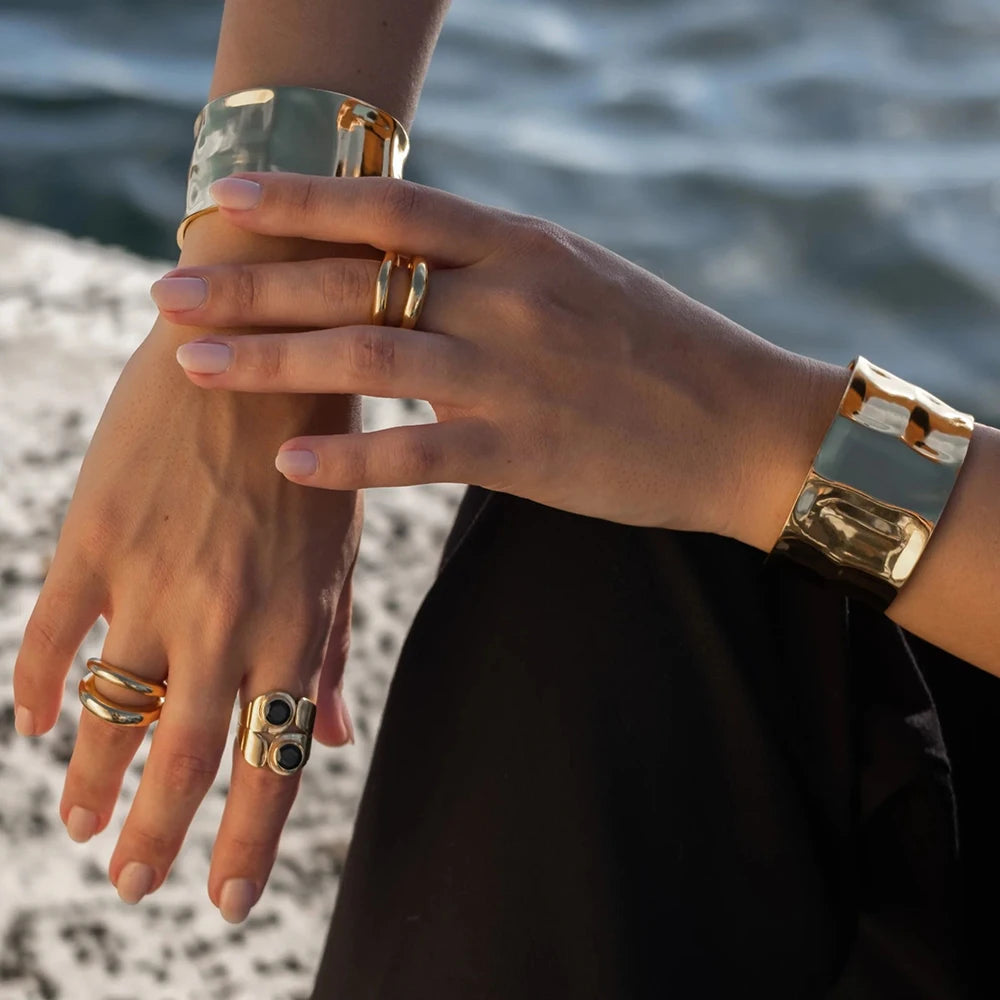 Swank, The Wide Cuff Open Bracelets