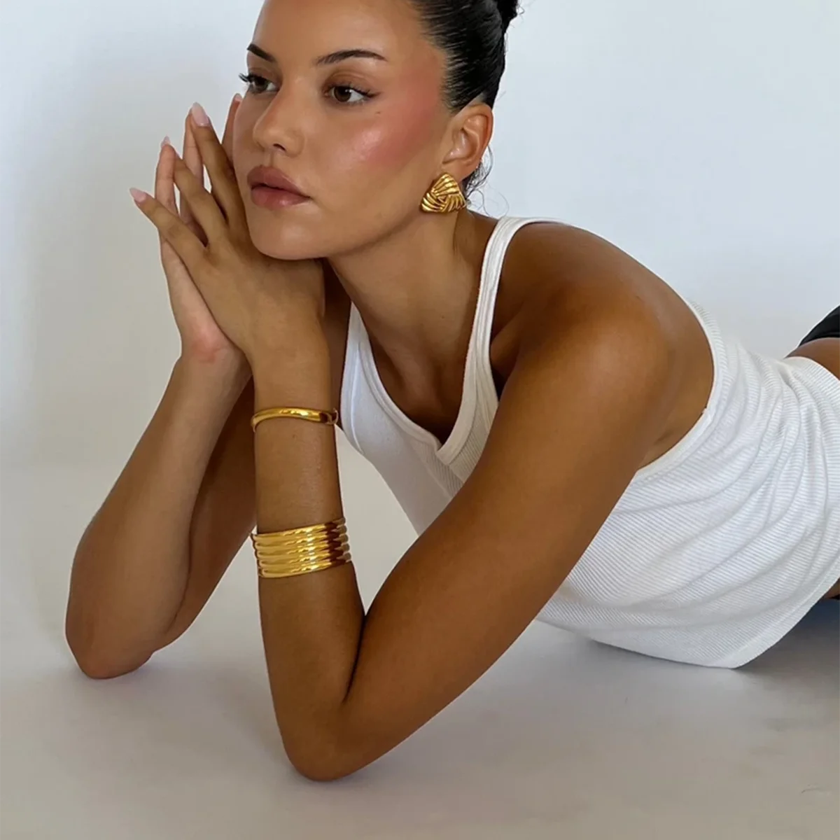 Swank, The Wide Cuff Open Bracelets