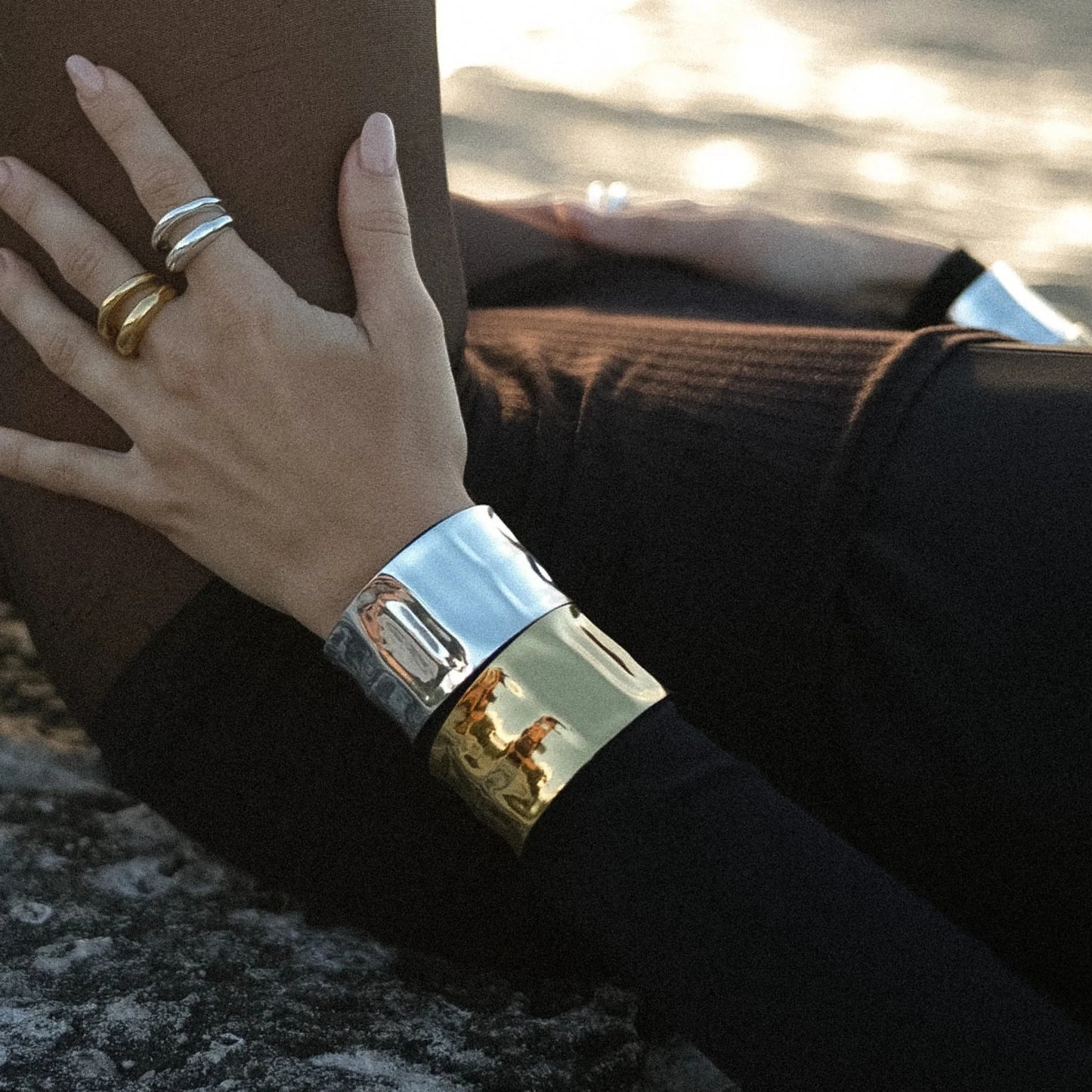 Swank, The Wide Cuff Open Bracelets