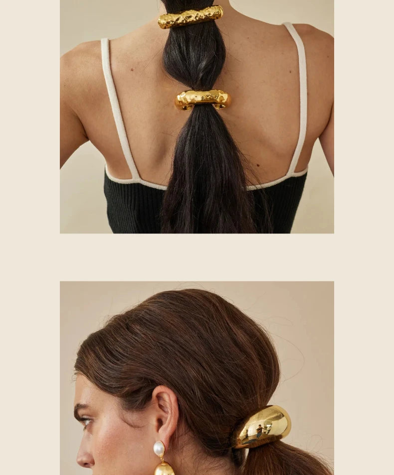 Alessia, The Mini Dome Pony Cuff